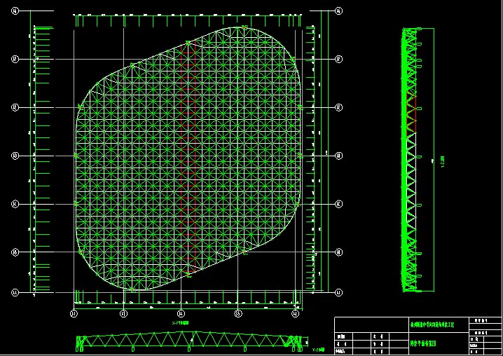灯塔杭州转塘中学网架设计