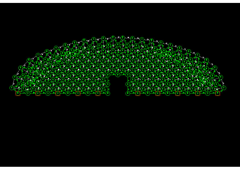 灯塔锡林浩特91跨，1000米长干煤棚网架设计